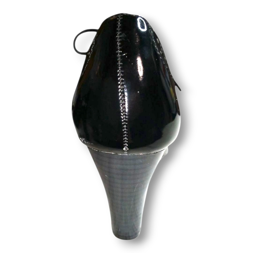 Vivacouture Black Patent Leather Heels - Picture 2 of 7